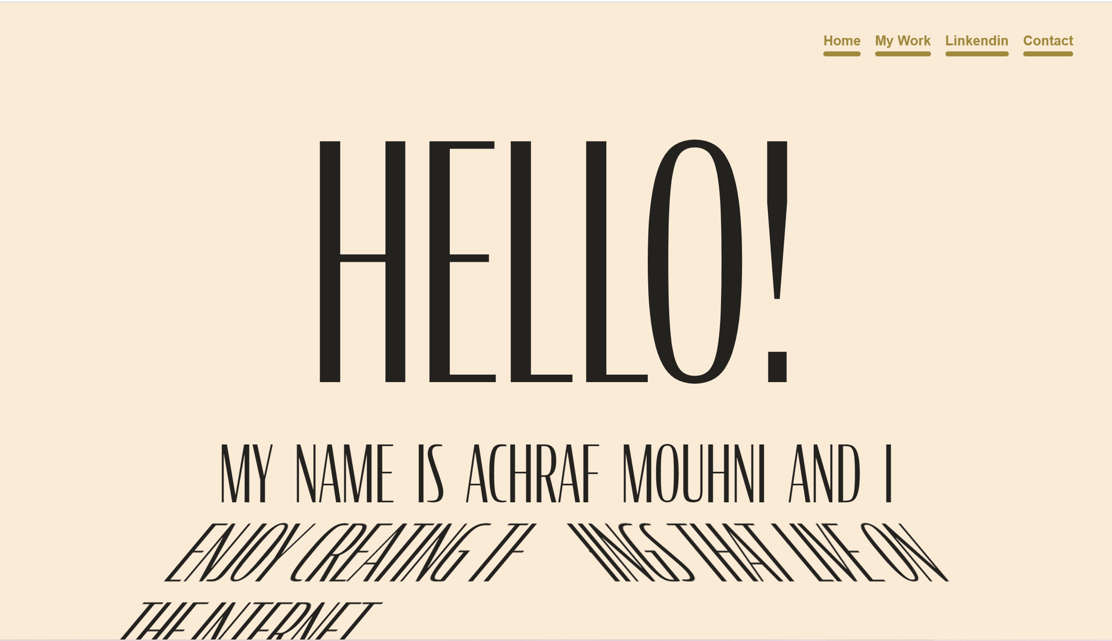 Achraf Mouhni Portfolio